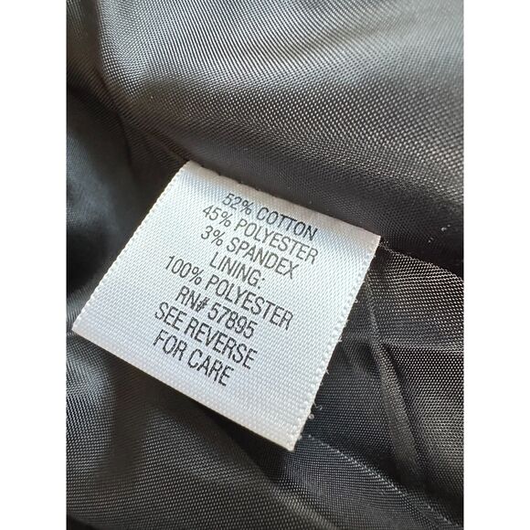 Vintage Y2k Apt. 9 Red and Black Damask Pattern Blazer Goth Suit Jacket size XS - Picture 11 of 11